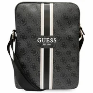 Torby na laptopy - Guess Torba GUTB10P4RPSK 10" czarny/black 4G Stripes Tablet Bag - miniaturka - grafika 1