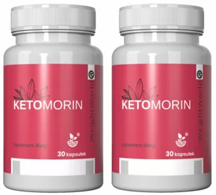 Ketomorin, Na Utratę Wagi Naturalny Skład, Suplement Diety, 30 Kaps. x2 - Witaminy i minerały - miniaturka - grafika 1