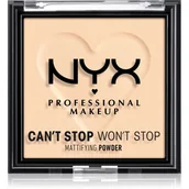 Pudry do twarzy - NYX Professional Makeup Can’t Stop Won’t Stop Mattifying Powder Fair - miniaturka - grafika 1
