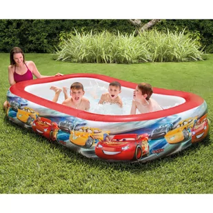 INTEX Basen dmuchany Cars, wielokolorowy, 262 x 175 x 56 cm - Baseny ogrodowe - miniaturka - grafika 1