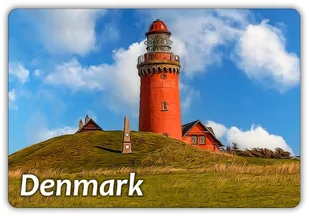 DANIA - Latarnia morska - Danmark - Magnes na lodówkę - Magnesy - miniaturka - grafika 1