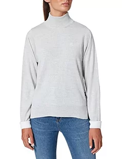 G-STAR RAW Damski sweter z dzianiny Core Mock, Wielokolorowy (Milk Htr D20422-c870-971), XL - Swetry damskie - miniaturka - grafika 1