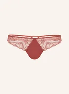 Majtki damskie - Calvin Klein Stringi Sensual Strech Lace braun - miniaturka - grafika 1