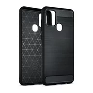 Etui i futerały do telefonów - Samsung Inny Etui Carbon A21s A217 czarny /black - miniaturka - grafika 1