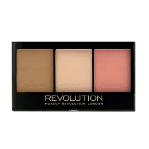 Makeup Revolution Ultra Sculp & Contour Zestaw do korygowania twarzy Kit Fair C01 11g Z oficjalnej polskiej dystrybucji - Pozostałe kosmetyki - miniaturka - grafika 3