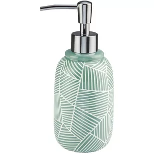 Kleine Wolke Serena ceramiczny dozownik do mydła zielony - Mydelniczki i dozowniki mydła - miniaturka - grafika 1