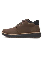 Botki damskie - Timberland Skórzane botki "Hudson road" w kolorze ciemnobrązowym - miniaturka - grafika 1
