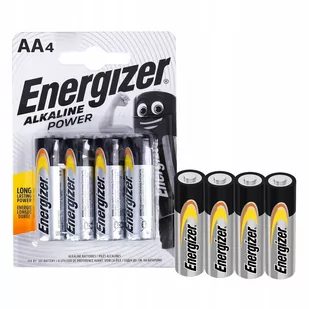 Energizer Alkaline Power Baterie Bateria x4 AA-LR6 - Baterie i akcesoria - miniaturka - grafika 1