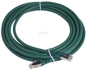 Przewody elektryczne - Legrand LCS Kabel krosowy kat. 6A S/FTP 5M LS0H zielony, 051869, - miniaturka - grafika 1