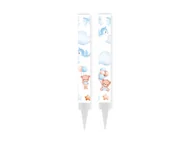 Ciasta i półprodukty do ciast - Fontanna tortowa błękitne Misie z balonikami - 12 cm - 2 szt. - miniaturka - grafika 1