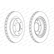 Tarcze hamulcowe - FERODO (FEDERAL-MOGUL)) (FEDERAL-MOGUL)) DDF1757C DDF1757C - miniaturka - grafika 1