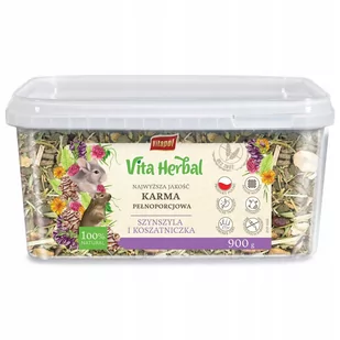 Vitapol Vita Herbal karma dla dla szynszyli i koszatniczki 900g - Karma dla gryzoni - miniaturka - grafika 1