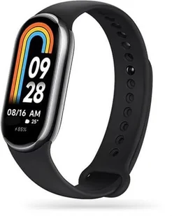 Pasek Silikonowy Xiaomi Smart Band 8/8 NFC, czarny - Akcesoria do smartwatchy - miniaturka - grafika 1
