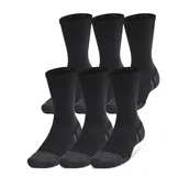 Skarpetki damskie - UNISEX UA PERF TECH 6PK CREW 1386242-003 - miniaturka - grafika 1