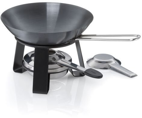 Patelnia Kela Mini-wok z podgrzewaczem Kela Joy, stal, śred. 18 cm