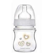 Butelki dla niemowląt - Canpol babies EasyStart Newborn Baby, Butelka antykolkowa, 120 ml, Serduszka - miniaturka - grafika 1