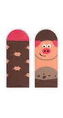 Skarpetki męskie - Zabawne Stopki W Świnki - Piggy - 40-43 - miniaturka - grafika 1