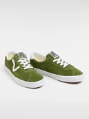 Trampki damskie - Vans Skórzane sneakersy "Sport Low" w kolorze zielonym - miniaturka - grafika 1