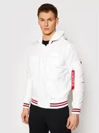 Kurtki męskie - Alpha Industries Kurtka bomber Ma-1 Tt 126108 Biały Regular Fit - miniaturka - grafika 1