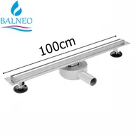 Odpływy liniowe - Balneo Odpływ liniowy SLIM LOW 1000mm - INOX - miniaturka - grafika 1