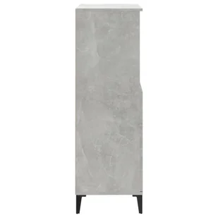 Lumarko Wysoka szafka, szarość betonu, 60x36x110 cm - Szafki do salonu Lumarko Wysoka szafka, szarość betonu, 60x36x110 cm - Szafki do salonu - miniaturka - grafika 6