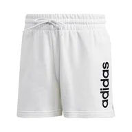 Spodenki damskie - adidas Szorty damskie na co dzień, biały/czarny, XS - miniaturka - grafika 1