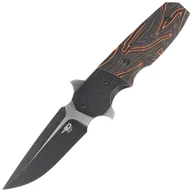 Noże - Nóż składany Bestech Freefall Black Titanium/Black-Orange G10, Black Stonewashed/Satin CPM S35VN by Jason Clark (BT2007B) - miniaturka - grafika 1