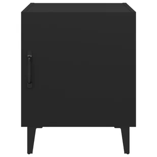 Lumarko Szafki nocne, 2 szt., czarne, materiał drewnopochodny - Szafki nocne - miniaturka - grafika 5