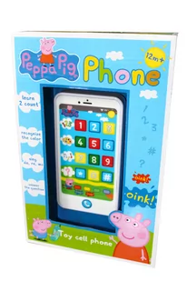 HH Edukacyjny Smartfon Świnka Peppa 62312 - Zabawki interaktywne dla dzieci - miniaturka - grafika 1