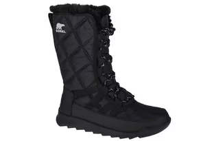 Sorel Whitney II Tall Lace WP 1916851010, Damskie, śniegowce, Czarne - Śniegowce damskie - miniaturka - grafika 1