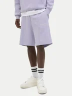 Spodenki męskie - Jack&Jones Szorty sportowe Vesterbro 12252251 Fioletowy Relaxed Fit - miniaturka - grafika 1