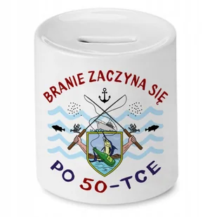 Skarbonka na Urodziny 50 50te 50-te na Prezent z Nadrukiem ze Zdjęciem - Skarbonki - miniaturka - grafika 1