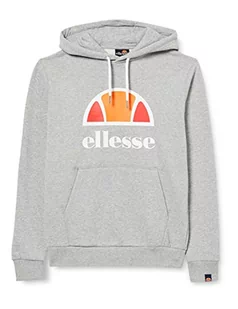 Ellesse Męska bluza z kapturem Yuffie Oh, Grey Marl, XL, Szary melanżowy, XL - Bluzy męskie - miniaturka - grafika 1