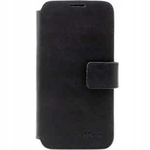 Fixed Etui zamykane z naturalnej skóry ProFit do iPhone 16e, czarne - Etui i futerały do telefonów - miniaturka - grafika 1
