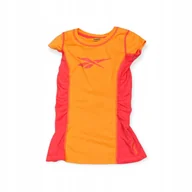 Koszulki dla dziewczynek - Koszulka dziewczęca rękawek REEBOK 7/8 L - miniaturka - grafika 1