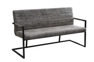 Ławki ogrodowe - Invicta Ławka Loft 160cm vintage grau Invicta 38199 - miniaturka - grafika 1