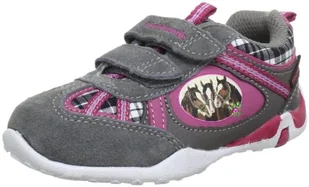 Pferdefreunde Jenny 430504 dziewczęce sneakersy, szary - szary/różowy/czarny 9-30 EU - Buty dla dziewczynek - miniaturka - grafika 1