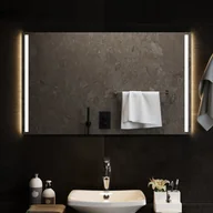 Lustra - vidaXL Lustro łazienkowe z LED, 100x60 cm - miniaturka - grafika 1
