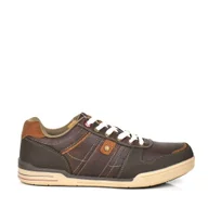 Półbuty męskie - MĘSKIE PÓŁBUTY SPORTOWE MC BRAUN 8277 BRĄZOWE - miniaturka - grafika 1