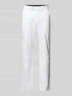 Spodnie męskie - Spodnie materiałowe z kieszeniami z tyłu - miniaturka - grafika 1