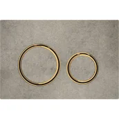 Przyciski spłukujące - Geberit 115.652.JV.1 Przycisk uruchamiaj$503cy Sigma21 przedni imitacja betonu pier$504cienie mosi$505dz - miniaturka - grafika 1