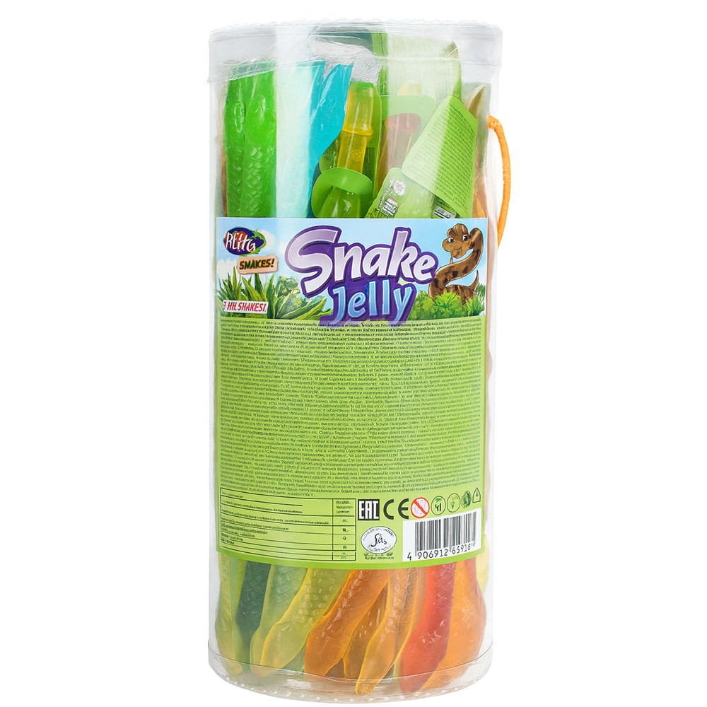 SNAKE JELLY GALARETKI W KSZTAŁCIE WĘŻY (35G) 30SZT