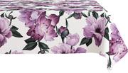 Obrusy i serwetki - Obrus z nadrukiem, 110x160, fioletowy w kwiaty, OM01-5 - miniaturka - grafika 1