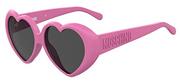 Okulary przeciwsłoneczne - Moschino MOS128/S okulary, MU1, 57 dla kobiet, Mu1, Mu1 - miniaturka - grafika 1