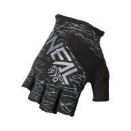 Skarpetki dla dzieci - O'NEAL Rękawiczki rowerowe męskie i damskie Drop Fingerless Glove V.17 I MTB DH FR Downhill Freeride, rękawiczki bez palców z wkładkami żelowymi, antypoślizgowe, czarno-szare, rozmiar XL - miniaturka - grafika 1