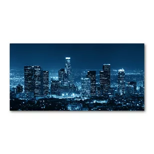 Foto obraz szklany Los Angeles nocą - Obrazy i zdjęcia na płótnie - miniaturka - grafika 1
