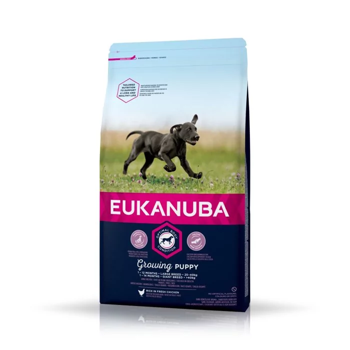 Eukanuba, karma dla psów, Growing Puppy Large &amp, giant breed, 15kg