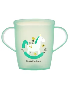 Canpol Babies Kubek z uchwytami Toys 250 ml zielony - Kubki dla dzieci - miniaturka - grafika 1