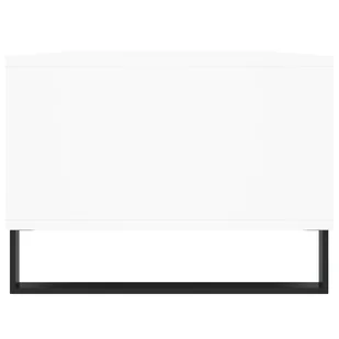 Stolik kawowy, biały 90x50x36,5 cm, materiał drewnopochodny Lumarko! - Ławy i stoliki kawowe - miniaturka - grafika 8