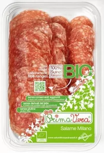 Primavera SALAMI MILANO PLASTRY BIO 70 g - PRIMAVERA - Kiełbasa i wędliny - miniaturka - grafika 1